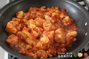 red sauce cauliflower